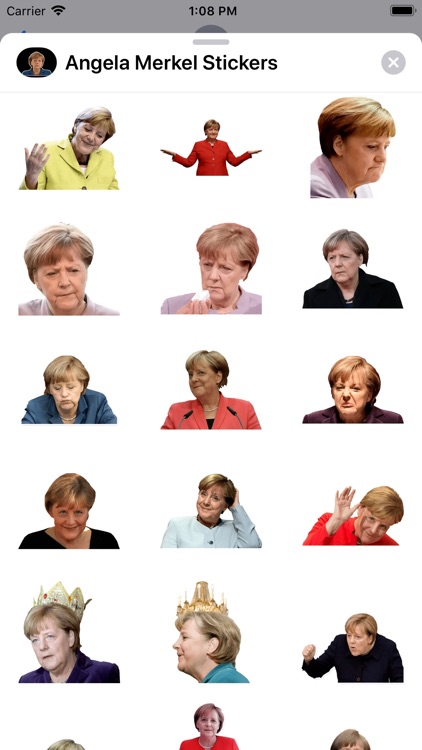 Angela Merkel Stickers screenshot-5