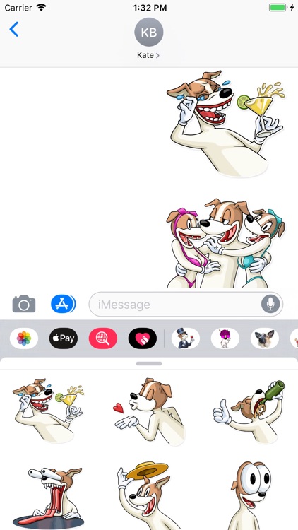 Party Dog Sticker Pack