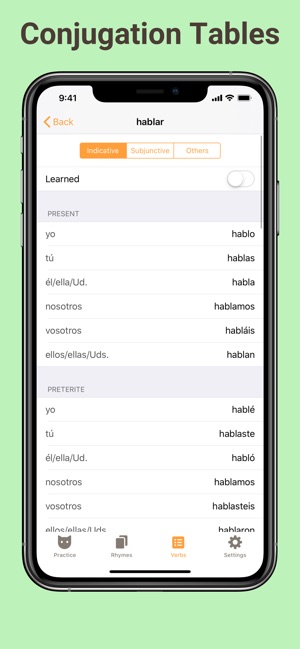 ConjuGato – Spanish Verbs(圖4)-速報App