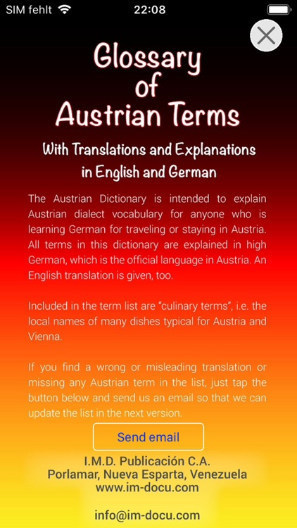 Glossary of Austrian Terms