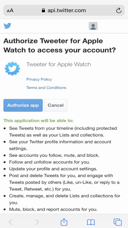 Tweeter for Twitter app