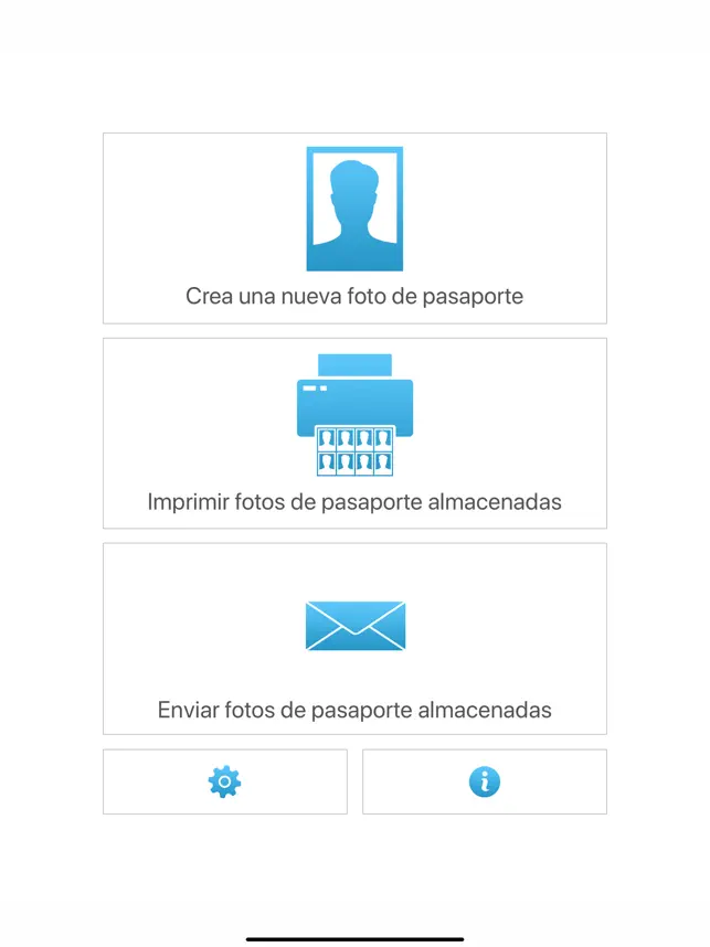 Screenshot 5 Fotos Pasaporte iphone