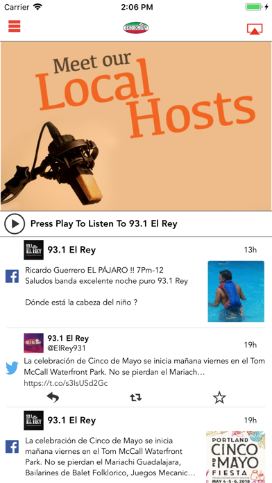 How to cancel & delete 93.1 El Rey Radio App from iphone & ipad 1