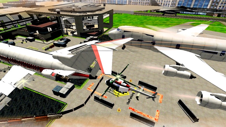 Helicopter Airport Parking