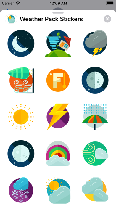 Weather Pack Stickers screenshot 3