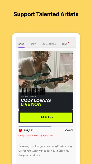Sessions: Live Music Streaming screenshot 4