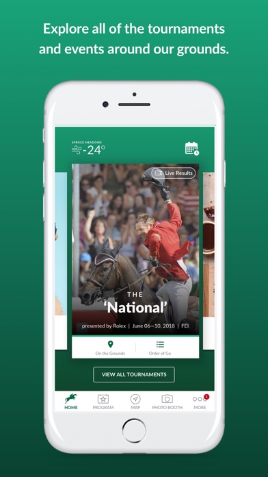 How to cancel & delete Spruce Meadows Fan Experience from iphone & ipad 1