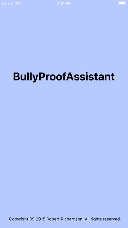 BullyProofAssistant