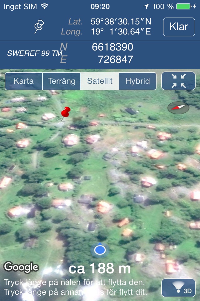 Swedish Coordinates PRO screenshot 2