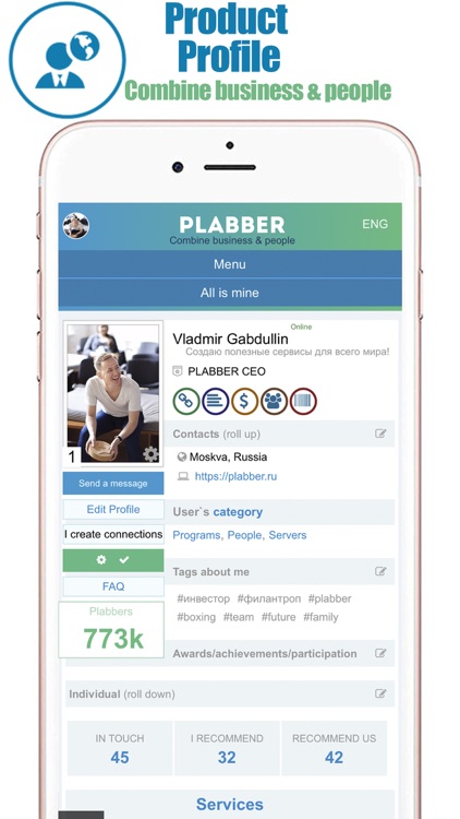 Plabber - social network