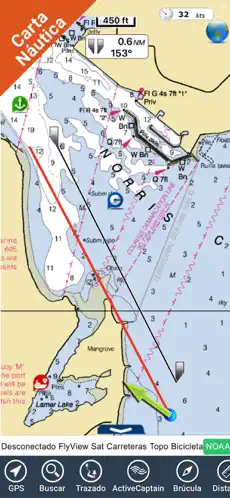 Screenshot 1 AIS Map : Marine & Lake charts iphone