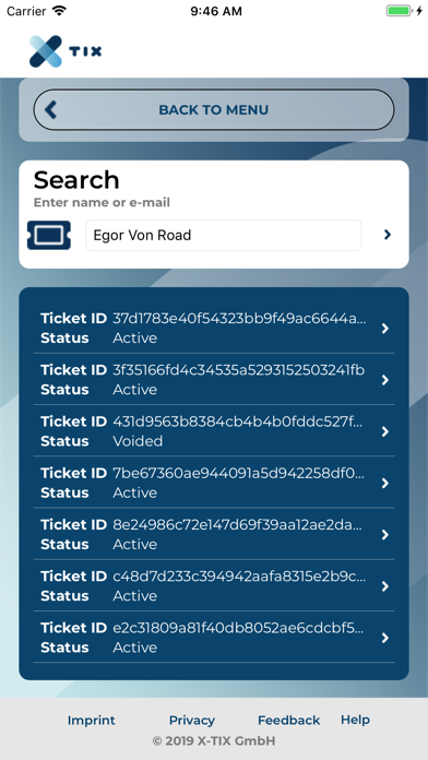 X-TIX Ticket Scanner screenshot 3