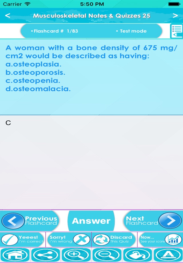 Musculoskeletal Exam Prep :Q&A screenshot 2