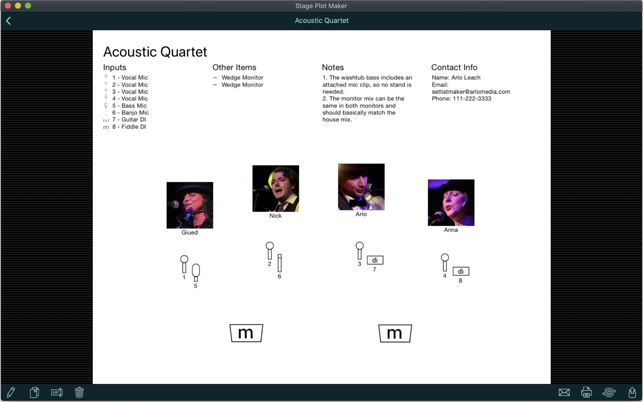 Stage Plot Maker X