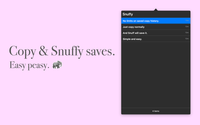 Snuffy - Clipboard Manager