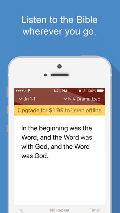 Bible Audio Screenshot