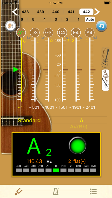 GuitarTuner - Tuner for Guitar screenshot 2