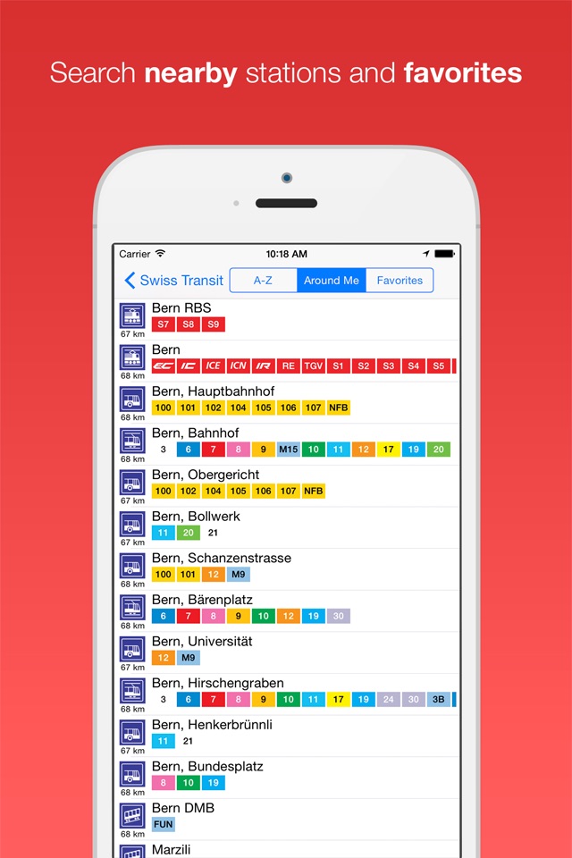 Swiss Public Transport App screenshot 3