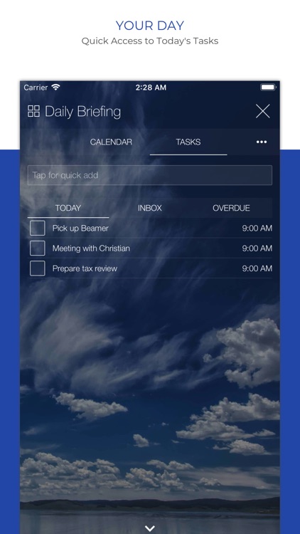 Organize:Pro Cloud Tasks