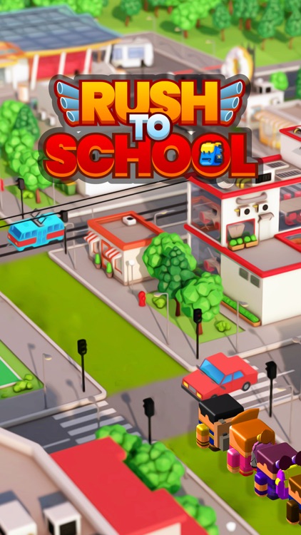 Rush to School - Road Crossing