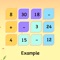 "Find Formula" is a puzzle game that trains the player's induction ability through mathematical calculations