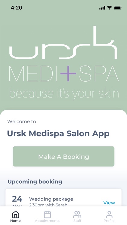 Ursk Medispa Salon App