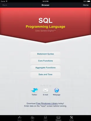 Capture 4 SQL Programming Language iphone
