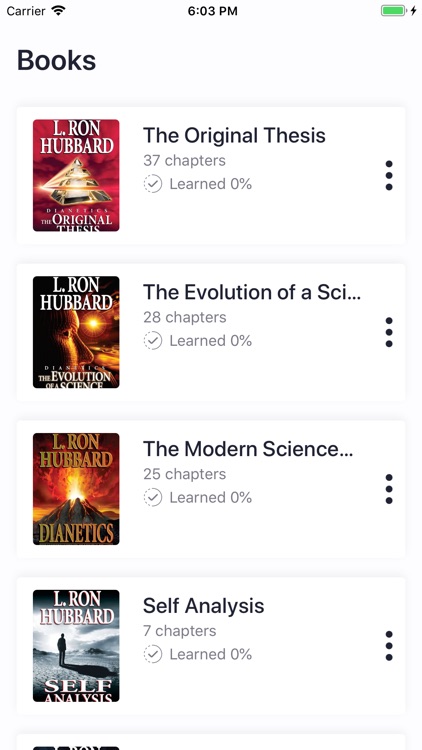 All books by L. Ron Hubbard