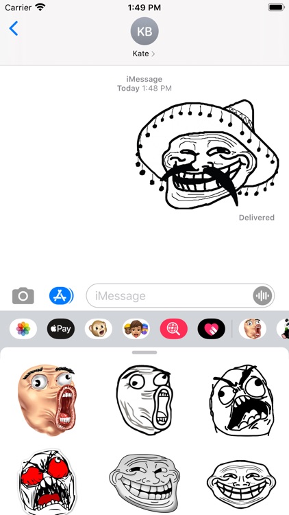 Troll Face Stickers - Memes