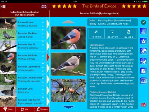 Birds of Europe - náhled
