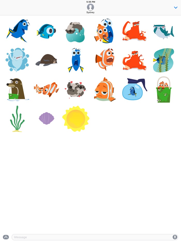 Disney Stickers Finding Dory