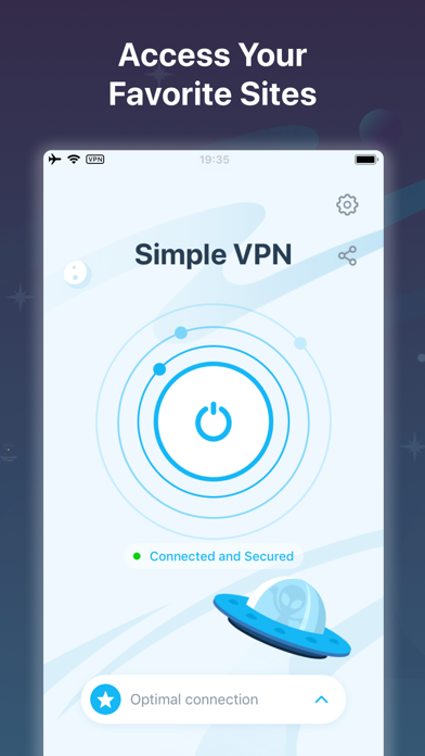 Simple VPN: 高速セキュアなプロキシ screenshot1