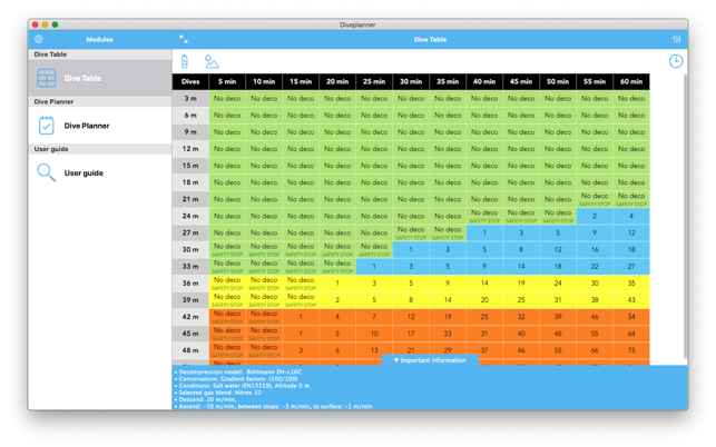 Diveplanner Tec & Rec(圖2)-速報App