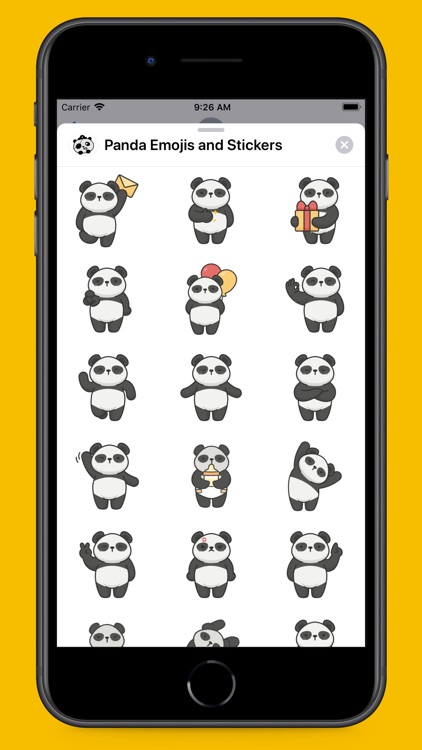 Panda Emojis and Stickers