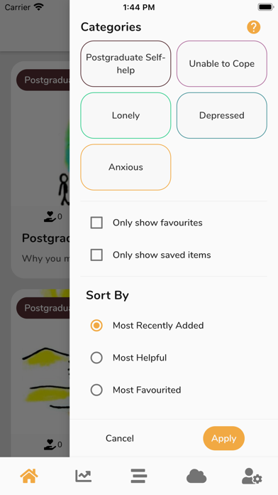 SAM Self-help App for the Mind screenshot 2