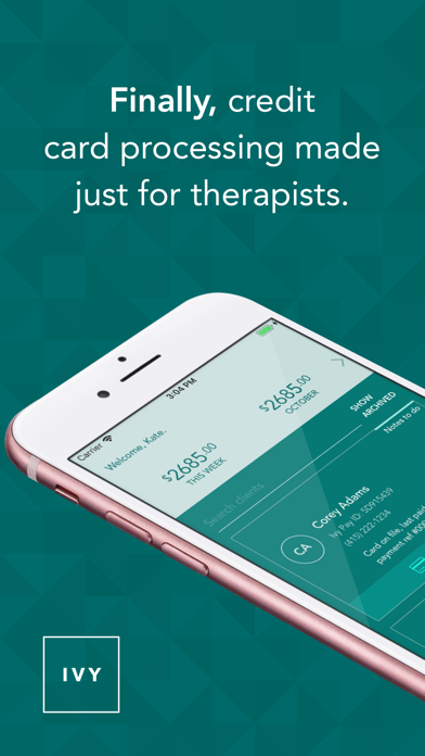 How to cancel & delete Ivy Pay - Therapist app from iphone & ipad 1