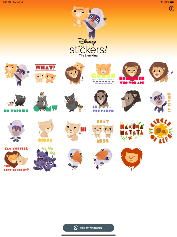 The Lion King Stickers screenshot 9