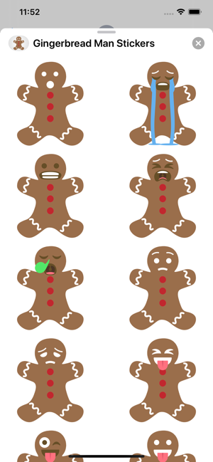 Gingerbread Man Stickers!(圖7)-速報App