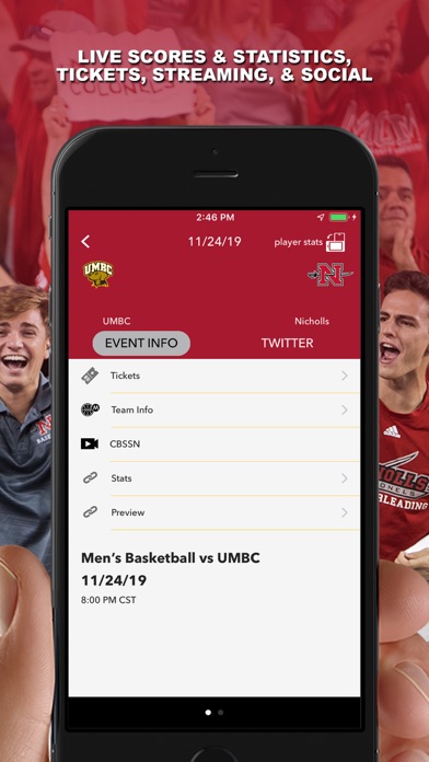 How to cancel & delete Nicholls Athletics from iphone & ipad 3