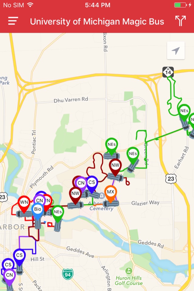 DoubleMap Bus Tracker screenshot 3