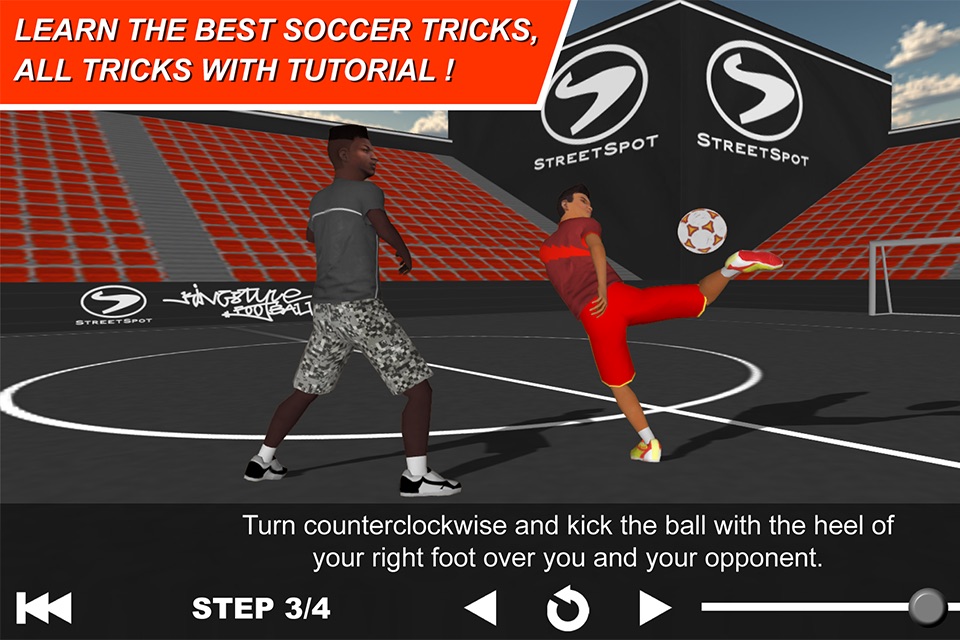 3D Soccer Tricks Tutorials screenshot 2