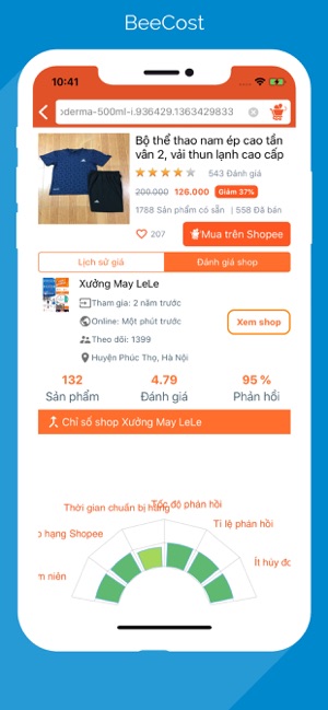 BeeCost Trợ lý Shopping Online(圖4)-速報App