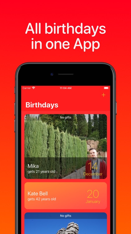 BDayz: Birthday Reminder
