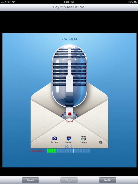 Say it & Mail it Pro Recorder