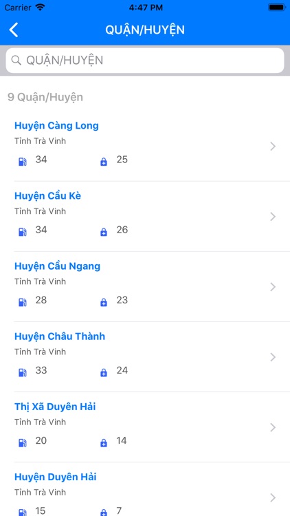 GIS Xăng dầu - Y tế Trà Vinh screenshot-3