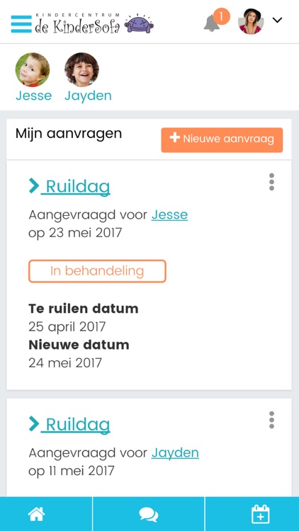 De Kindersofa ouder app