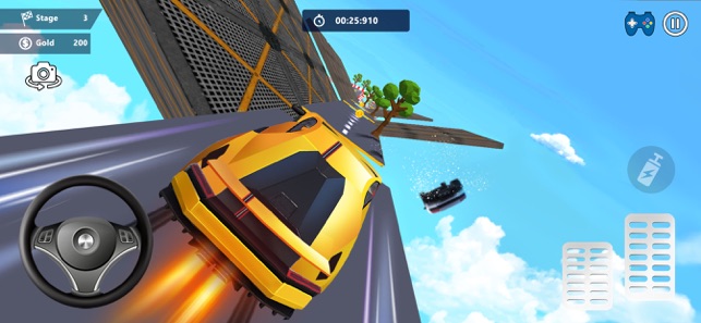 Car Stunts 3D - Sky Parkour(圖2)-速報App