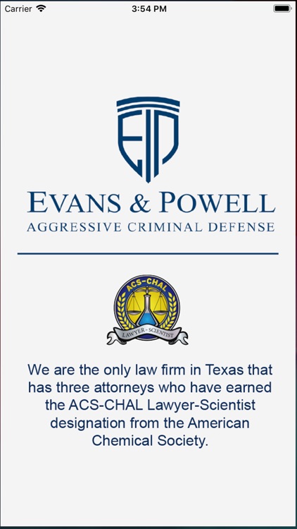 Evans and Powell DWI help App