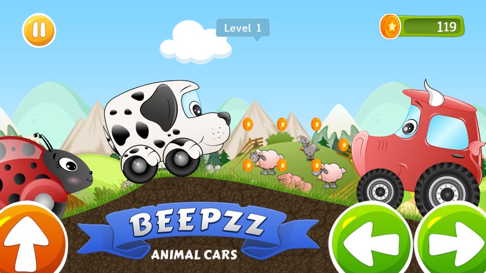 Kids car racing game. скриншоты для детей. машинки игра числительные. Animal cars игра. Race.