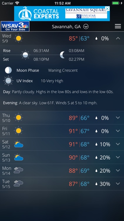 WSAV Weather screenshot-4